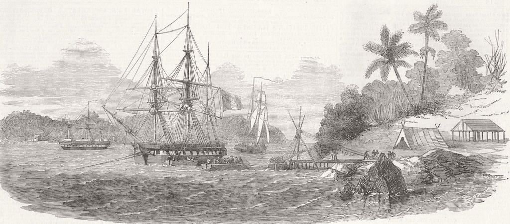 FRENCH GUIANA. Iles Salut. St Joseph; Royale; Diable 1852 old antique print